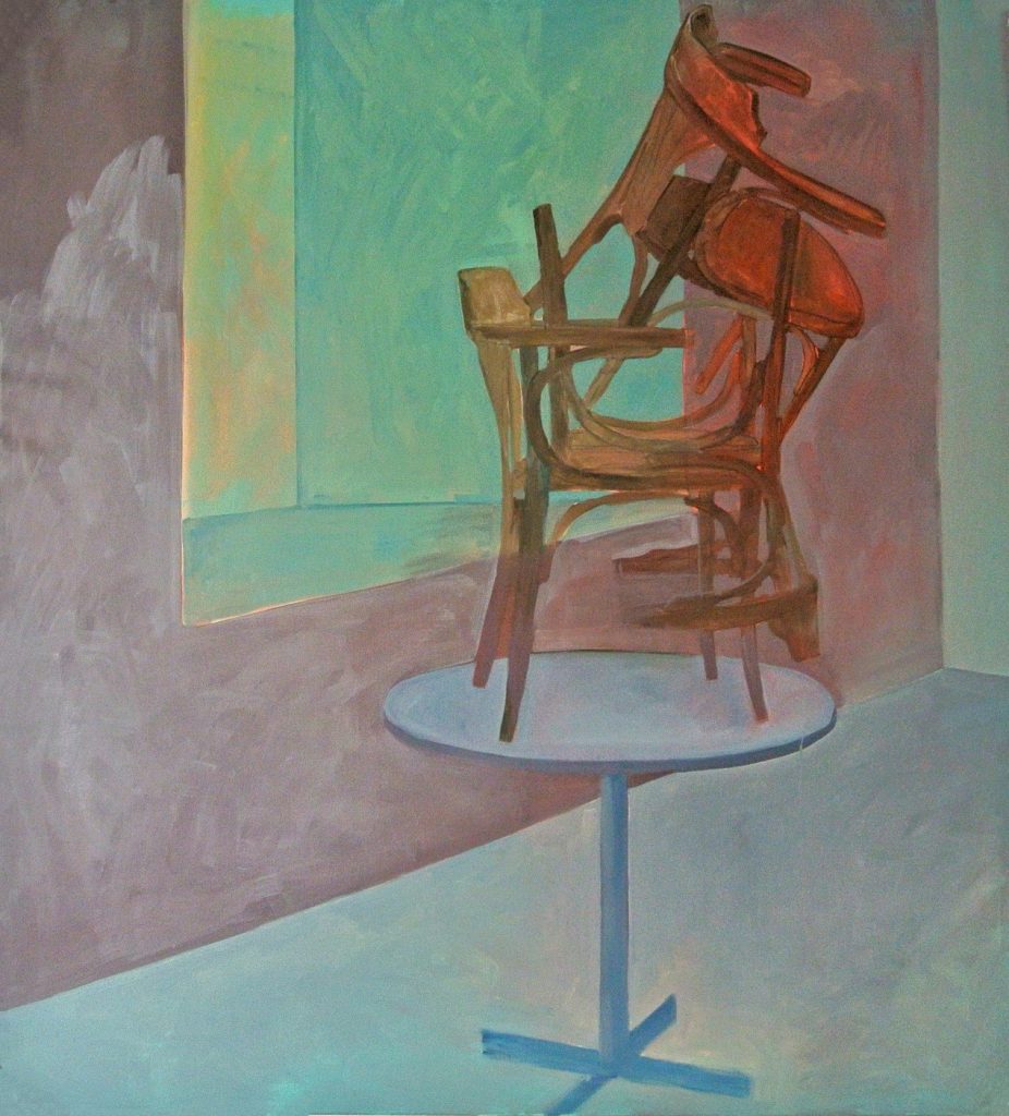 Antonin Strizek 《椅子》布面油画 188x230cm 2016 (捷克）
